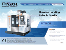 Tablet Screenshot of mytech-cnc.com